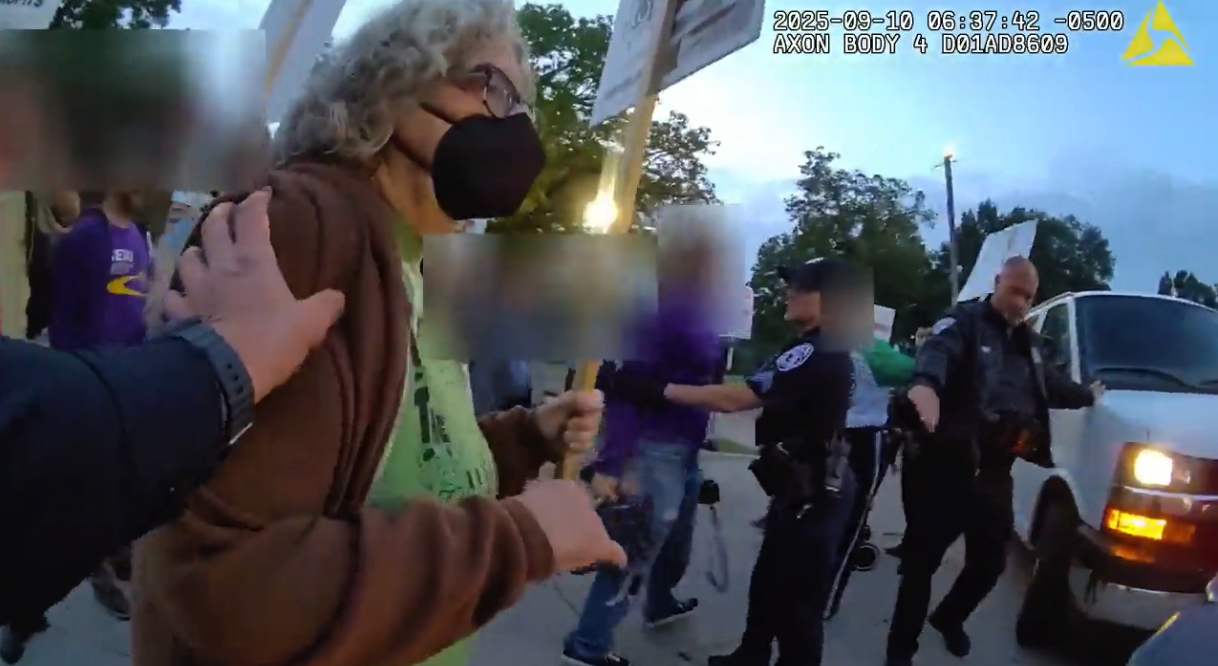 U of M officer broke protestor's ribs during picket line assault, lawsuit alleges