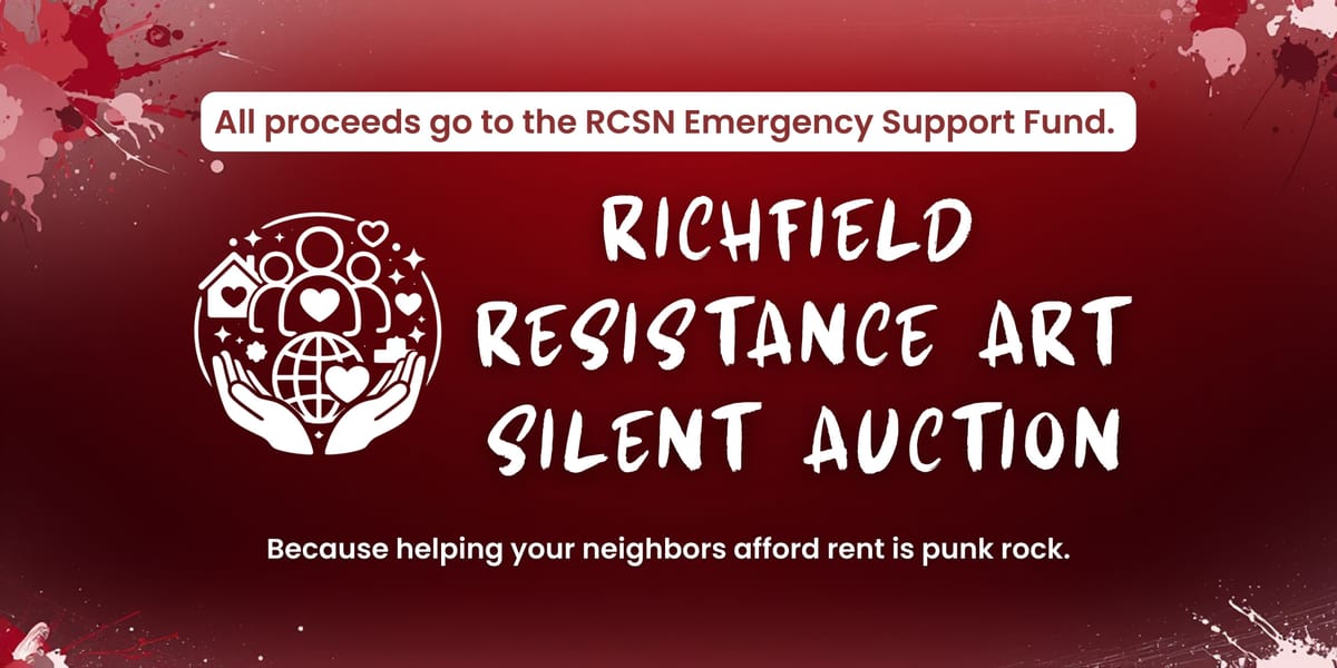 Richfield residents sell art to battle ICE