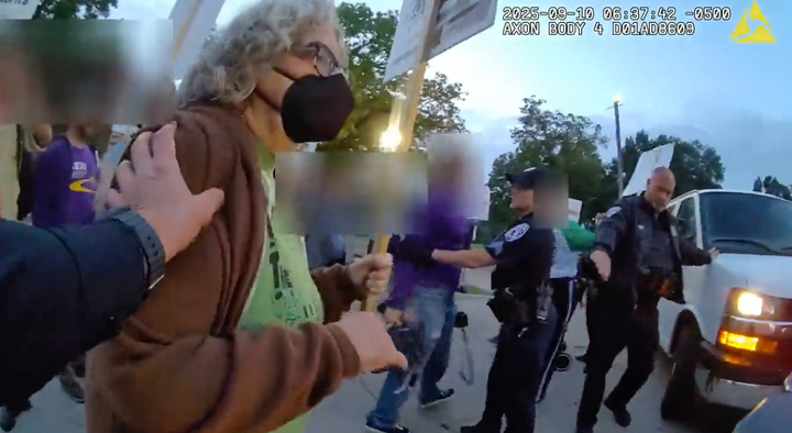 U of M officer broke protestor's ribs during picket line assault, lawsuit alleges