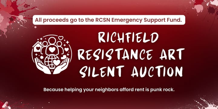 Richfield residents sell art to battle ICE